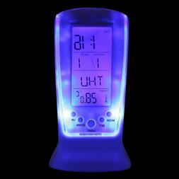 Cool Digital Backlight LED Display Table Alarm Clock Snooze 