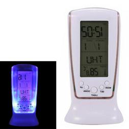 Cool Digital Backlight LED Display Table Alarm Clock Snooze 