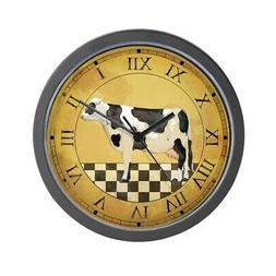 CafePress - Country Cow Clock - Unique Decorative 10" Wall C