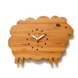 Creative Cartoon Cute Lamb Wall Clock Modern Design Watch Si