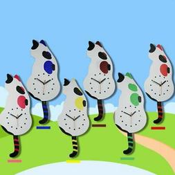 Mute Cute Cat Wall Clock For Livingroom Tr
