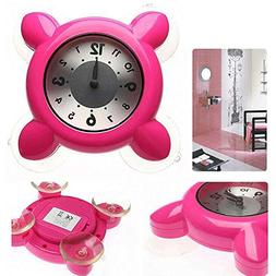 Creative Design Waterproof Shower Clock with Suction Cup for