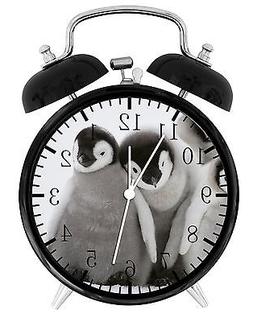 Cute Baby Penguin Alarm Desk Clock 3.75" Room Decor E149 Nic