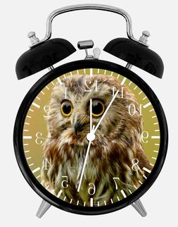 Cute Owl Alarm Desk Clock 3.75" Home or Office Decor E236 Ni