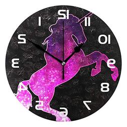 Dozili Cute Unicorn Galaxy Space Cloud Decorative Wooden Rou