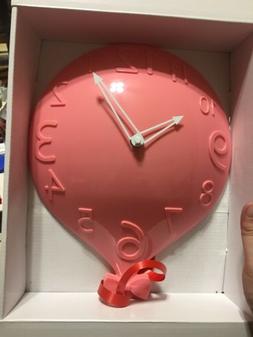 DALEA BALLOON  WALL CLOCK, FOR GIRL**** PINK
