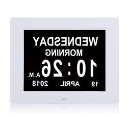 SSYA  Day Clock - 12 Alarm Options, Level 5 Auto Dimmable Di