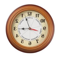 NEW Day Of The Week Clock, Wall Clocks, Plastic, Easy Hangin