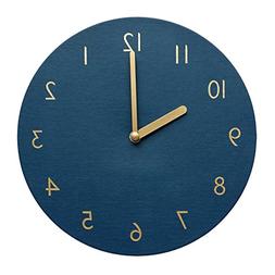 thehaki Decorative Wall Clock Silent & Non-Ticking Quartz Cl