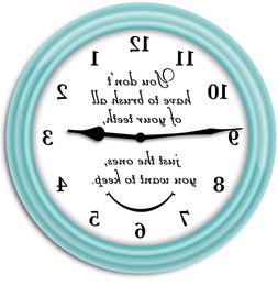 Dentist Wall Clock - Dental Clinic Toothbrush Bathroom Decor