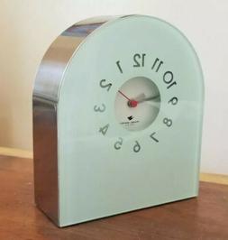Michael Graves Design Mantel Clock Stainless Tested