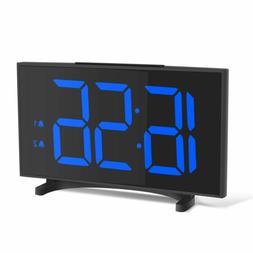 For Bedrooms 6.5" Led Clock With Separate Snooze Bu
