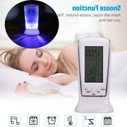 Digital Backlight LED Display Table Desk Alarm Clock Snooze 
