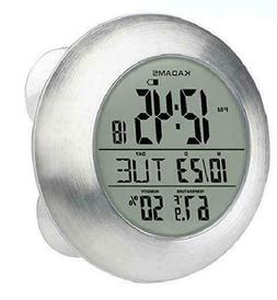 Digital Bathroom Shower Clock Waterproof For Water Spray Sec