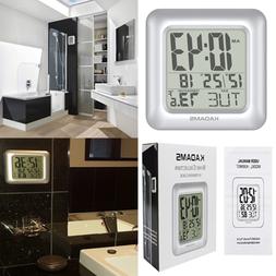 KADAMS Digital Bathroom Shower Clock Waterproof For Water Sp