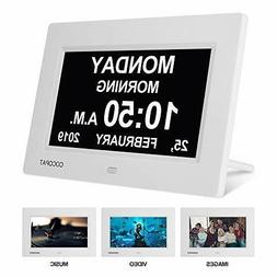 Digital Clock Large Display For Seniors Impaired Vision With