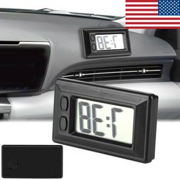Digital LCD Table Auto Car Dashboard Desk Date Time Calendar