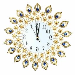 Peacock Metal Crystal For Living Room Home Decoration