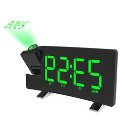 Digital Projection Ceiling Alarm Clock LED Dual Alarms USB P