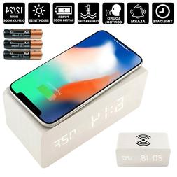 Digital LED Alarm Clock Snooze Back Light Time Calendar Ther