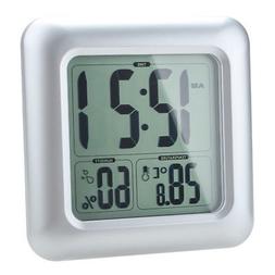 Digital Suction Waterproof Wall Clock Vacuum Thermometer Hyg