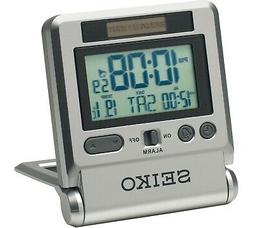 Seiko Digital Travel Alarm Clock QHL066S NEW