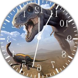 Dinosaur Frameless Borderless Wall Clock Nice For Gifts or D