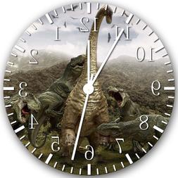 Dinosaur Frameless Borderless Wall Clock Nice For Gifts or D
