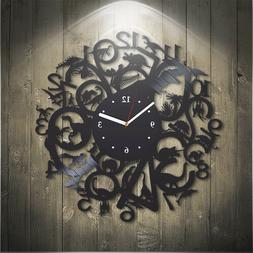 Dinosaur Vinyl Wall Clock Birthday Gift For Boy Xmas Gift Fo