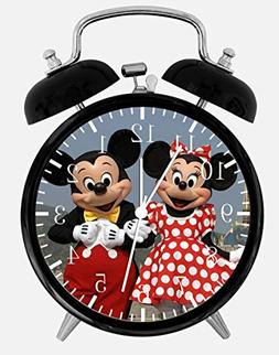 Disney Mickey and Minnie Mouse Alarm Desk Clock 3.75" Home o