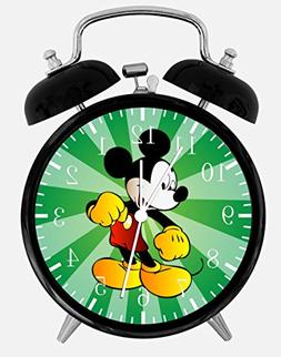 Disney Mickey Mouse Alarm Desk Clock 3.75" Home or Office De