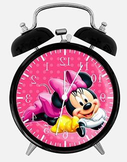Disney Minnie Mouse Alarm Desk Clock 3.75" Home or Office De