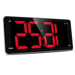 LIELONGREN Digital Alarm Clock Radio, Jumbo LED Digital Cloc