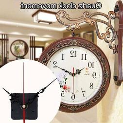 DIY Wall Movement Clock Mechanism Battery Repair Parts Opera