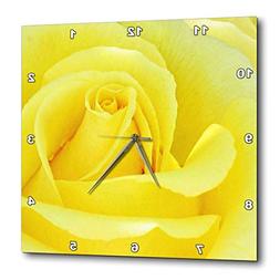 3dRose DPP_113128_1 Yellow Rose Flower Macro Floral Photogra