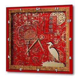 3dRose dpp_12349_3 Lantern and Crane May You Have a Happy an