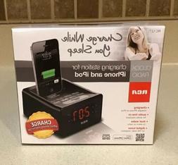 RCA Dual Alarm Clock iPod/iPhone Charging Station w/ Digital