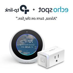 Echo Spot with TP-Link Smart Plug Mini