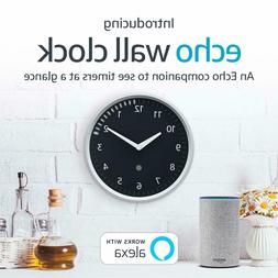 Echo Wall Clock Smart Alexa LED Big Clear Display Device Wit
