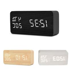 Electronic Living Room Wood Temperature And Humidity Table D