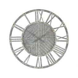 Elk-Home-Janica - 32 Inch Wall Clock  Galvanized Steel/Antiq