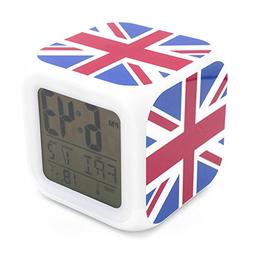 Boyan New England UK GB Union Jack National Flag Led Alarm C