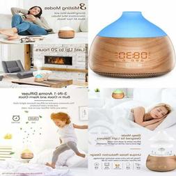 Essential Oil Diffuser W Alarm Clock 300Ml Cool Mist Humidif