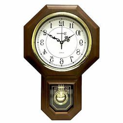 Timekeeper Essex Westminster Chime Faux Wood Pendulum Wall C