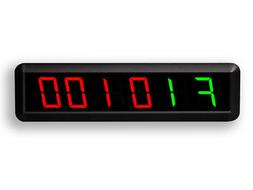 Eu 2.3" LED countdown /UP Intervals Clock For Home and garag