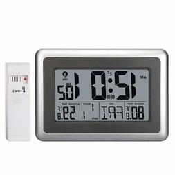 UMEXUS Large Display Digital Atomic Wall Clock with Date Ind