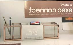 Atomi Exec Connect Desktop Organizer/Alarm Clock Wireless Ph