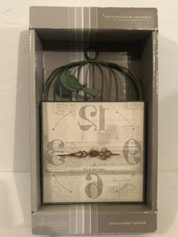 fist time manufactory  birdcage tabletop clock 