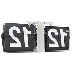 Betus Retro Style Flip Desk Shelf Clock - Classic Mechanical