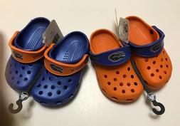 Crocs Florida Gators Kids Cayman Orange & Sea Blue Size C8/9